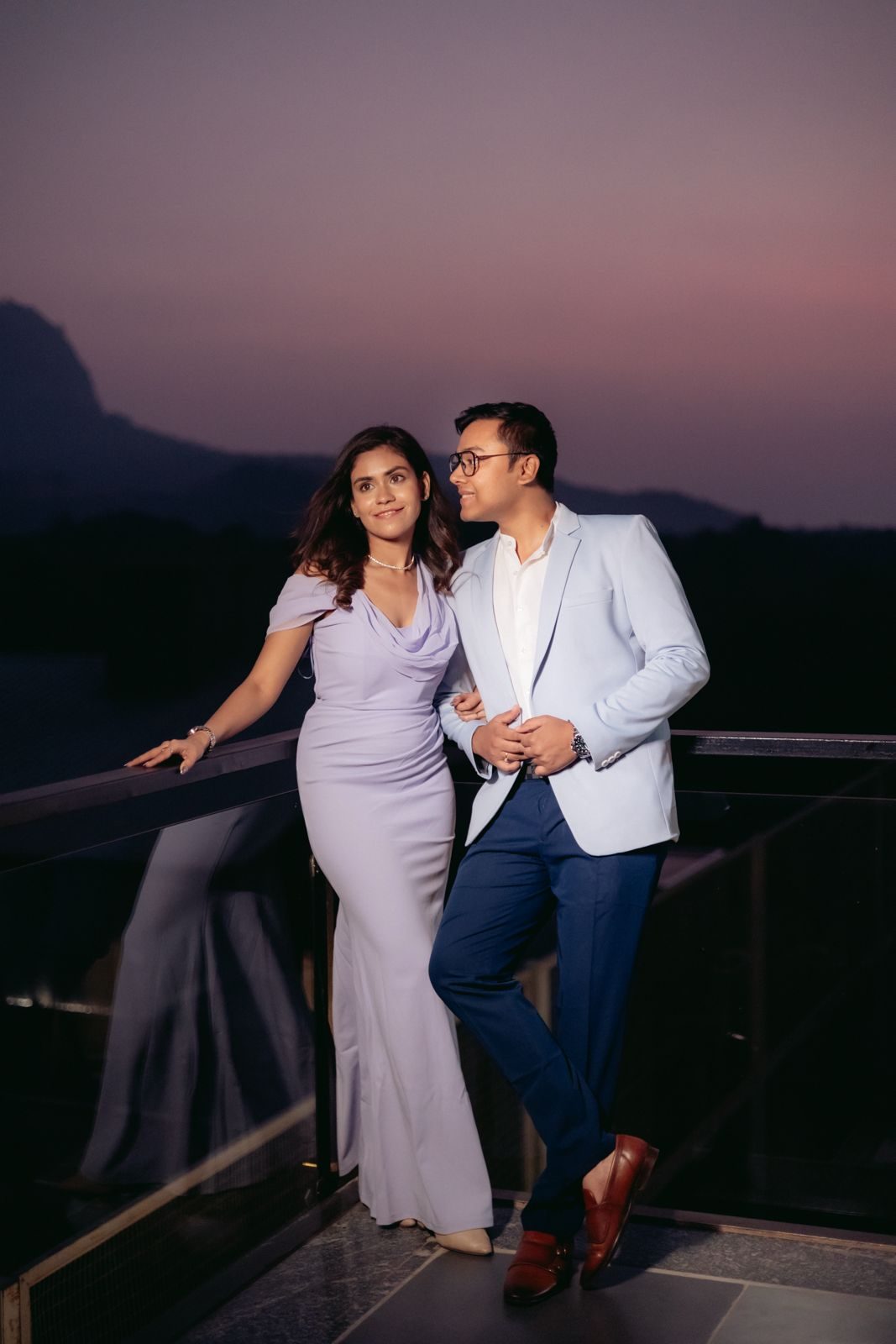 Evening celebration portrait, Mumbai